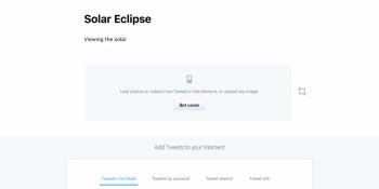 Twitter now lets any user create and curate Moments