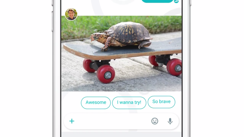 Google Allo Smart Reply works with words and images