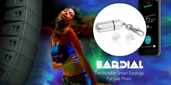 EarDial protects you from hearing loss at thunderous concerts