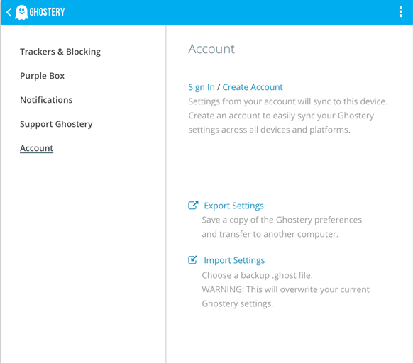 ghostery_7_account