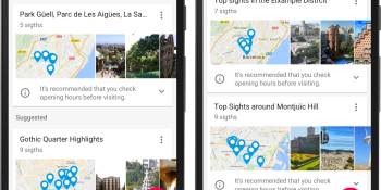 How Google Trips automatically builds itineraries