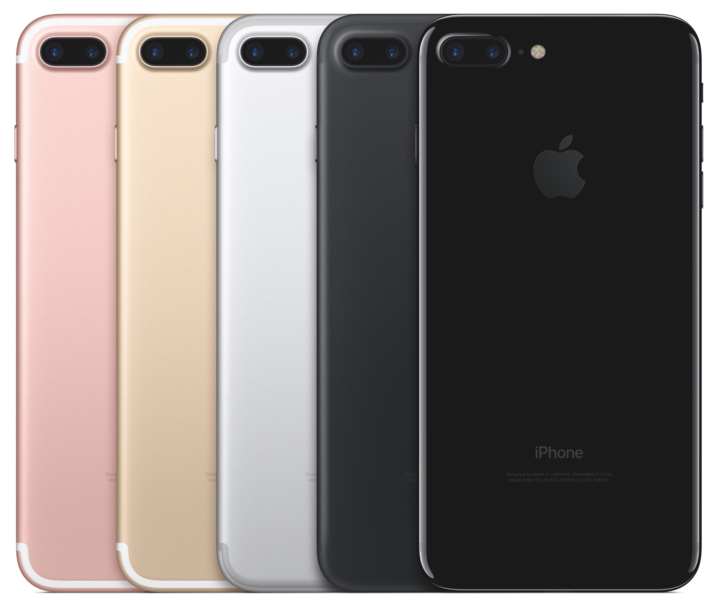 The iPhone 7 Plus lineup.