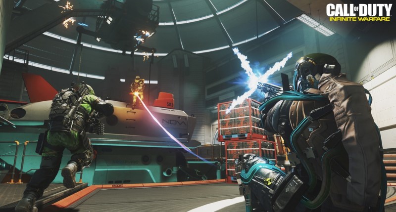 The action is very fast-paced in Infinite Warfare's multiplayer.