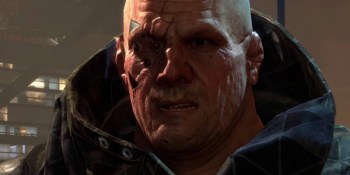 Fighting the big ugly boss in Deus Ex: Mankind Divided