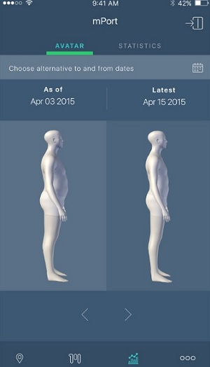 mPort measures your body in 3D.