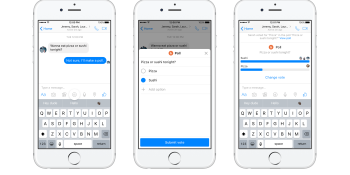 Facebook Messenger gets polls and now encourages peer-to-peer payments