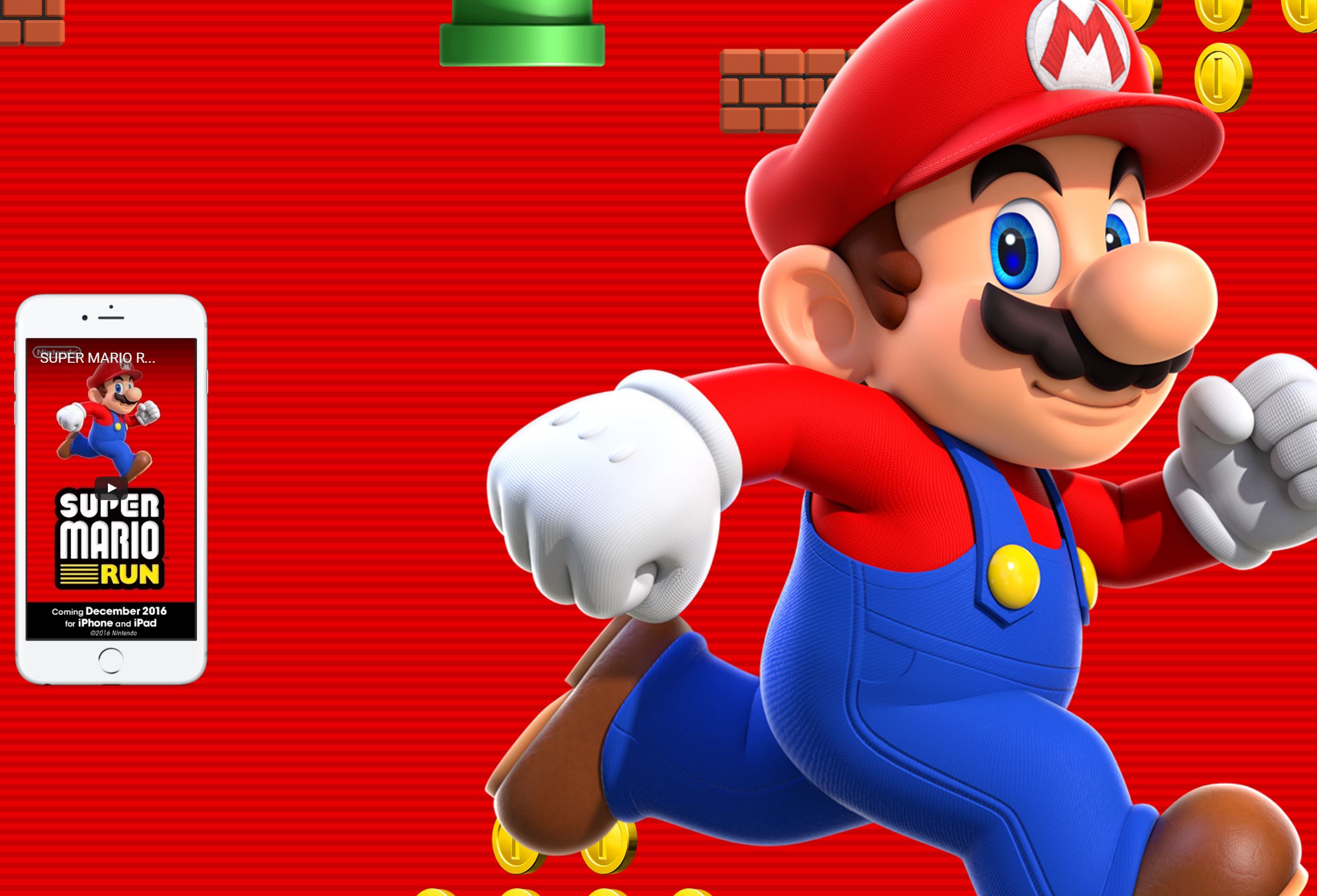 Super Mario Run is happening on iOS.