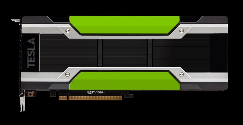 Nvidia Tesla P40 graphics card for deep learning inference applications.