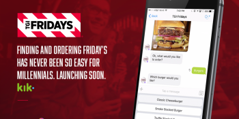 TGI Fridays’ new bot makes table reservations