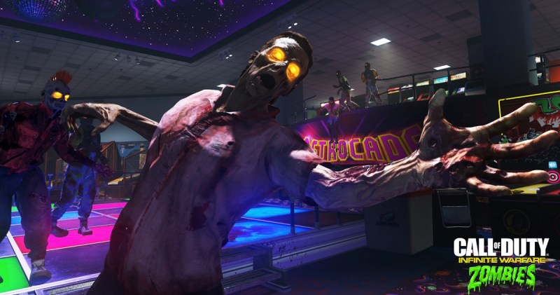 Beware the long arm of the Zombies in Spaceland.