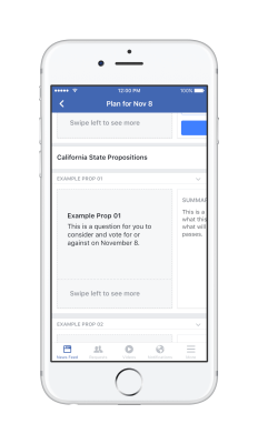 Facebook Voting Plan