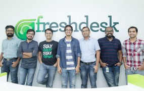 Chatimity team at Freshdesk headquarters in San Francisco.