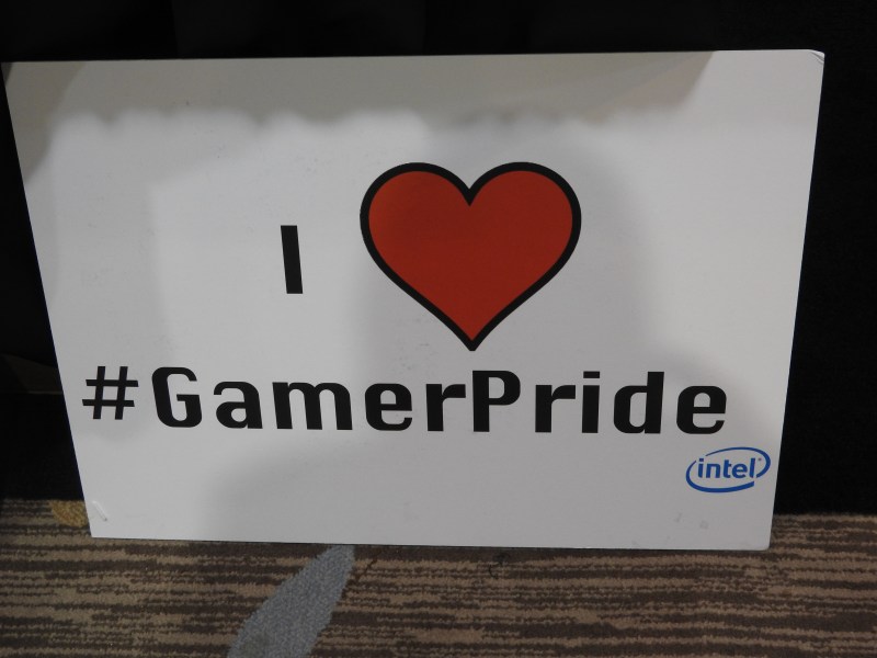 Intel recruited at the GaymerX event.