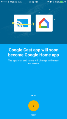 Google officially announces the change in the Cast app on iOS.