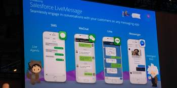 Salesforce LiveMessage will let service reps talk with customers on Messenger, Line, SMS, WeChat