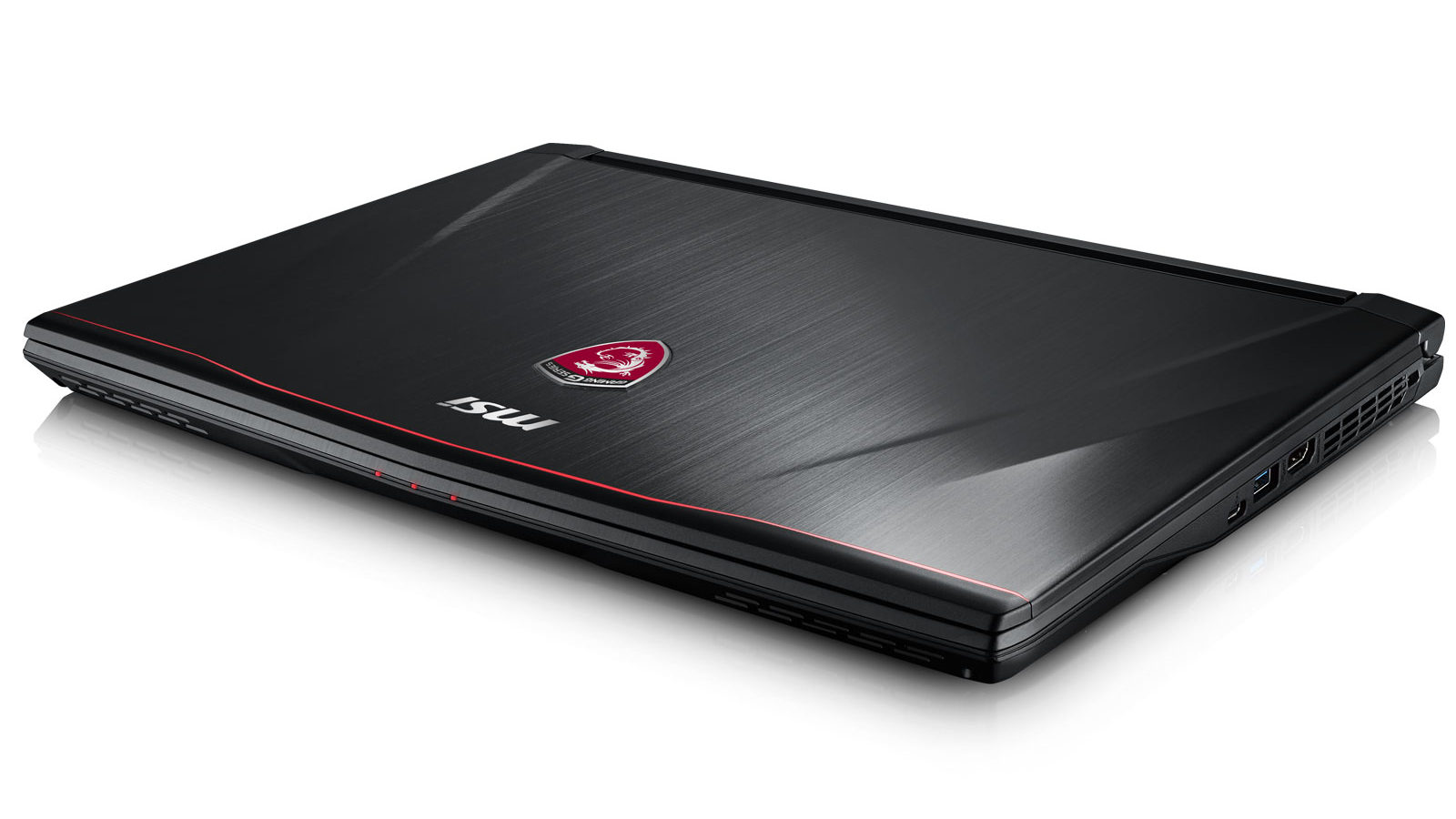 The sharp-looking MSI GS43VR gaming notebook.