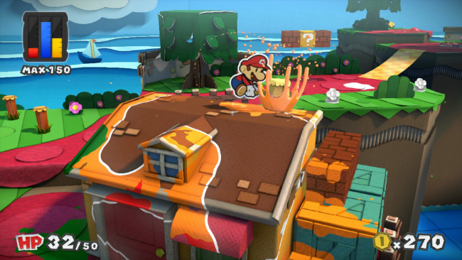 Mario doesn’t bother with dropcloths when he paints houses.