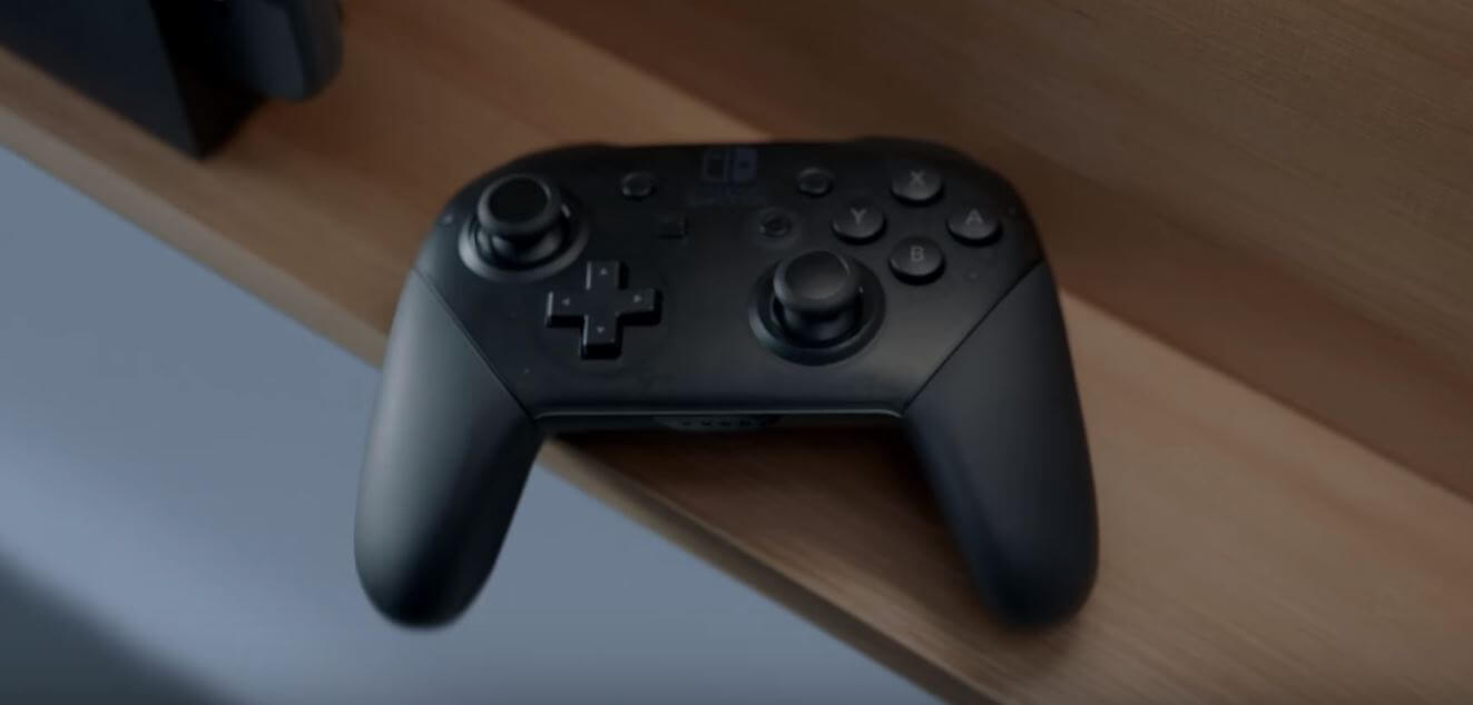 The Switch's Pro-style controller.
