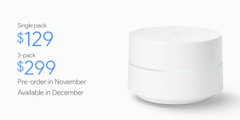 Google Wifi is a $129 modular router for the home