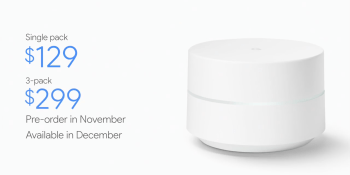 Google Wifi is a $129 modular router for the home