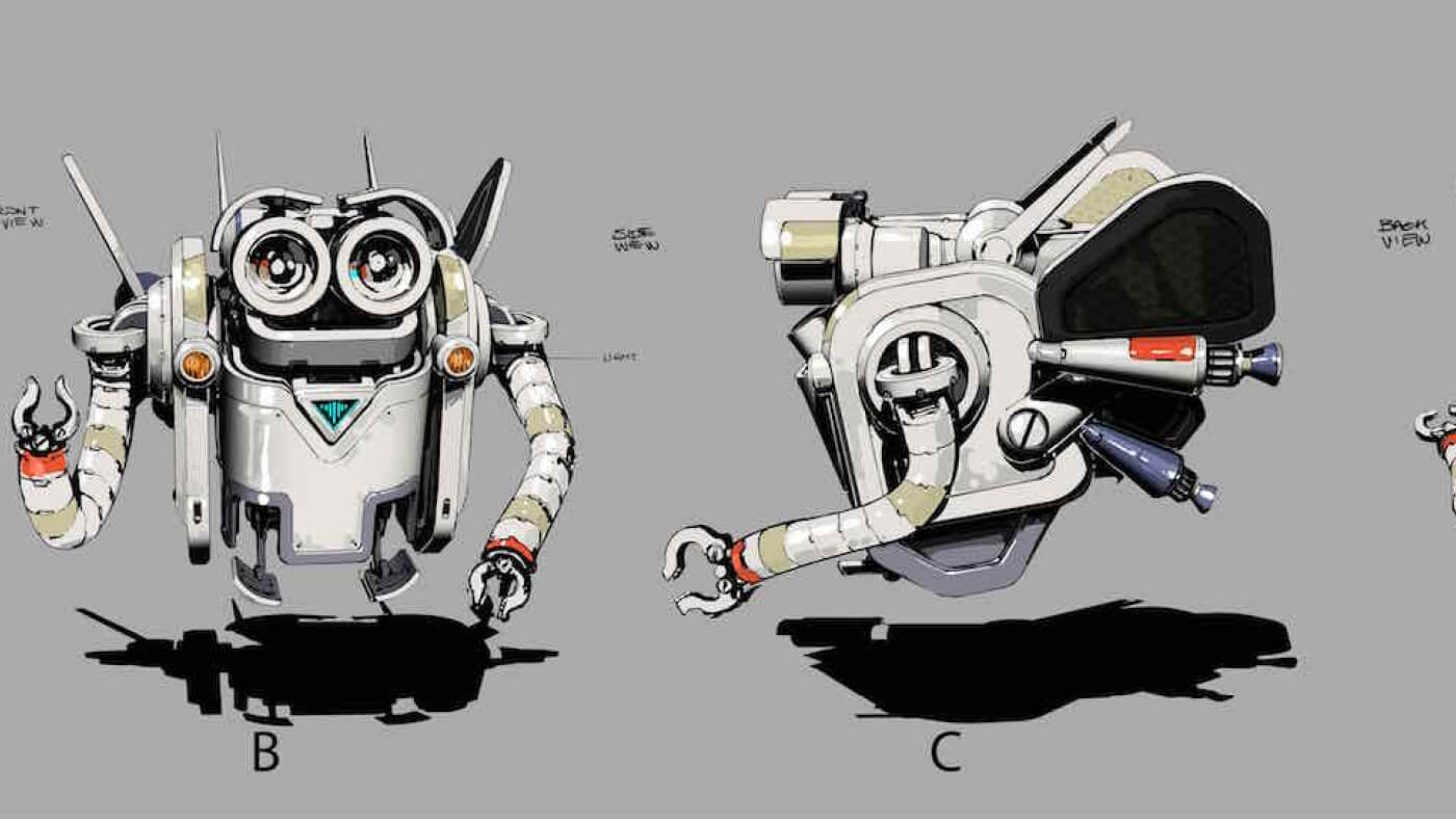 The eyes are what make robots cute. 