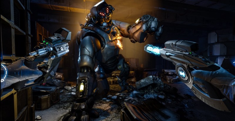 Artika.1 is a shooter game for the Oculus Touch from the makers of Metro 2033.