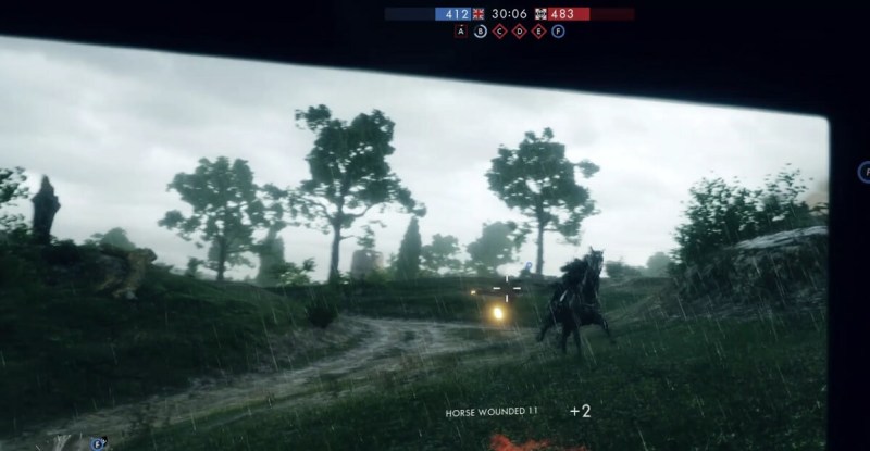 This guy brought a horse to a tank fight in Battlefield 1 multiplayer.