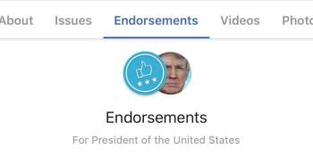 You can now publicly endorse candidates on Facebook