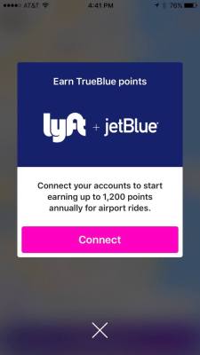 Lyft JetBlue