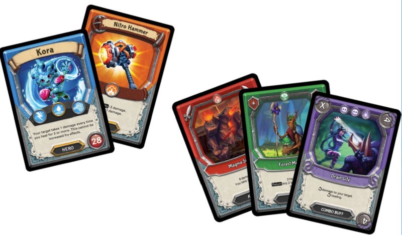 Lightseekers has interactive trading cards.