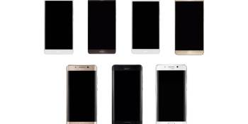 This is the Huawei Mate 9, in standard and curved screen designs