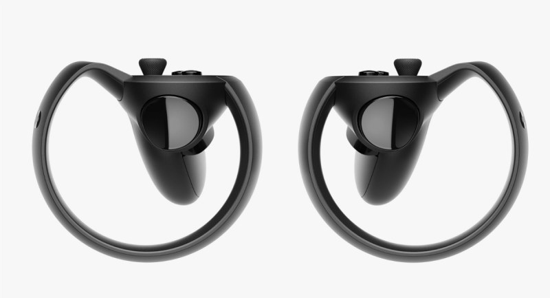 Oculus Touch VR controller.