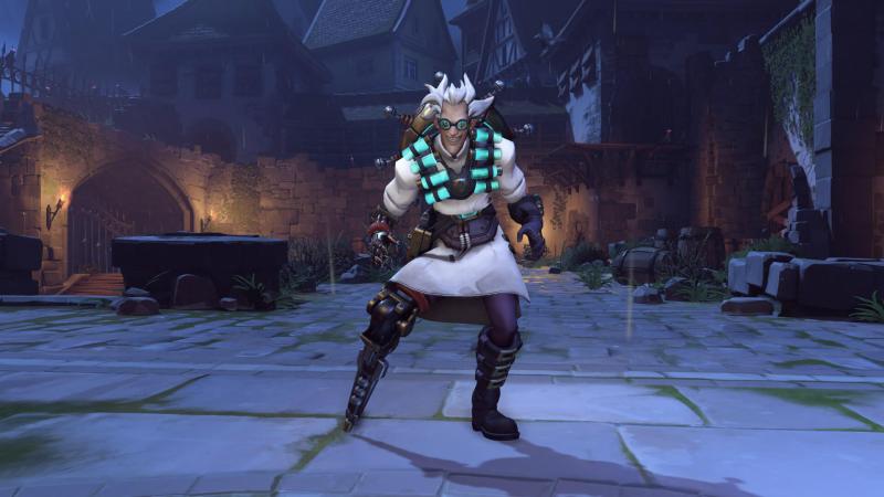 Junkrat's Overwatch outfit for Halloween.