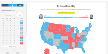 SurveyMonkey’s real-time map lets you track how the presidential election is going