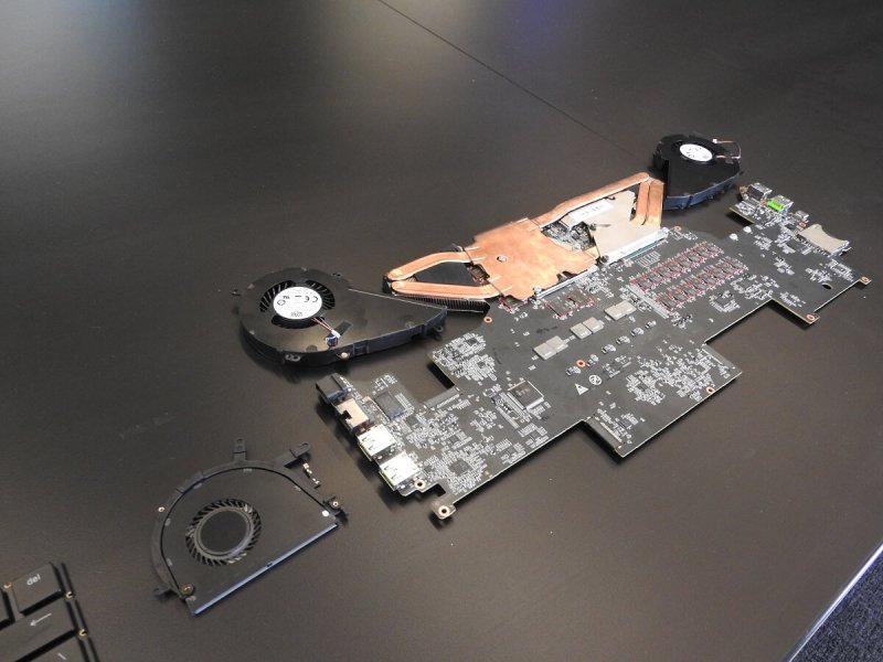 Razer Blade Pro circuit board.