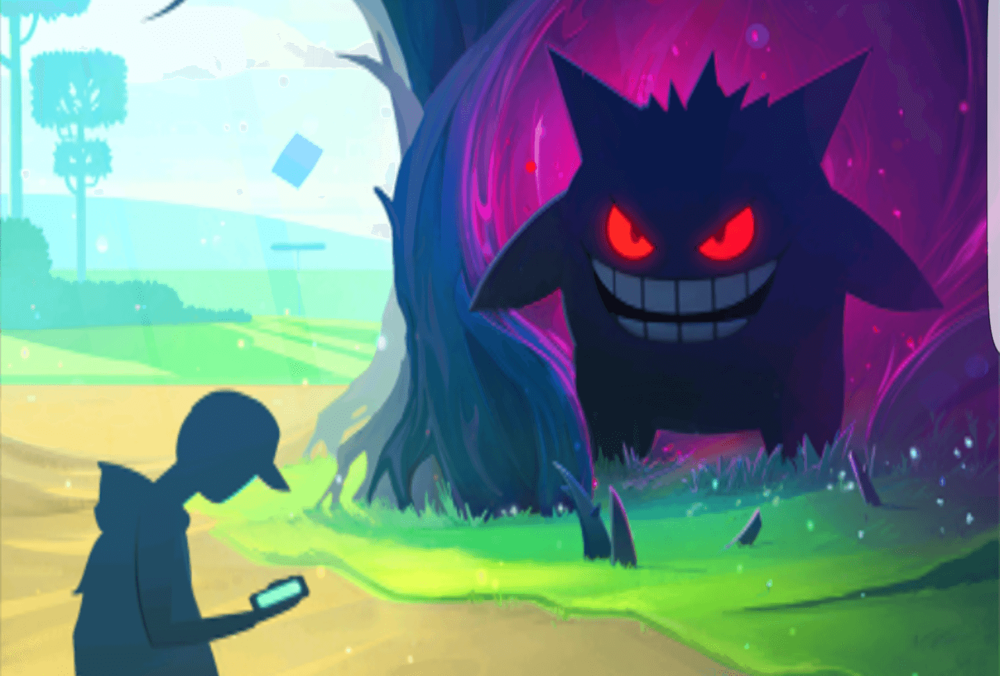 Artwork celebrating the Pokémon Go Halloween event.