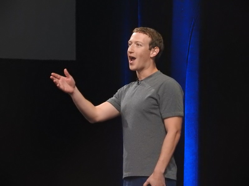 Mark Zuckerberg at Oculus Connect 2016.