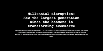 Why the biggest generation in history is your biggest ecommerce opportunity (Infographic)