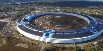 Drone footage shows Apple Campus 2 taking shape, as building completion delayed to Q1 2017