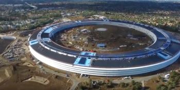Drone footage shows Apple Campus 2 taking shape, as building completion delayed to Q1 2017