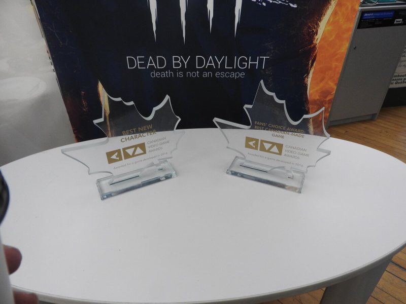 Dead by Daylight won a couple of awards at the Canadian game awards in Montreal.