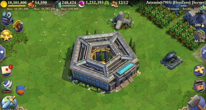 The Pentagon is one of the wonders in DomiNations Atomic Age update.
