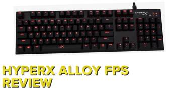 HyperX’s Alloy FPS keyboard puts a full-size layout and Cherry switches in a compact chassis