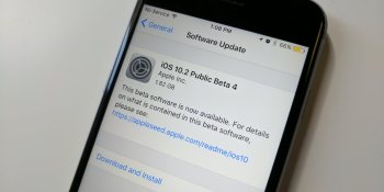 Apple releases iOS 10.2 public beta 4
