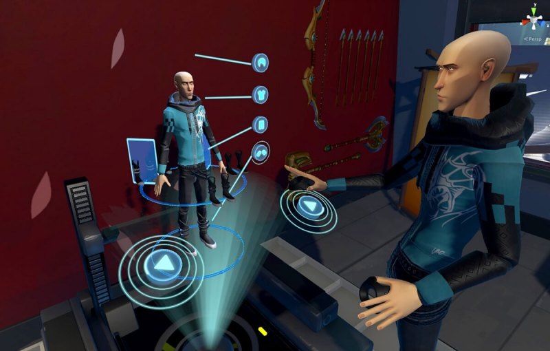 Morph 3D's Ready Room for creating VR avatars.