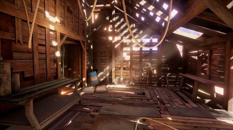 Obduction uses the Unreal engine for special effects.