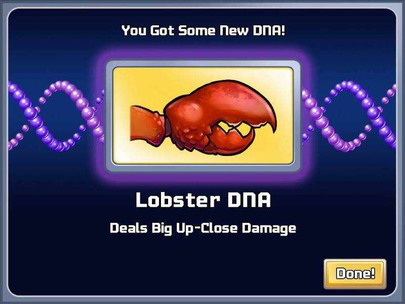 Lobster DNA in Octogeddon.