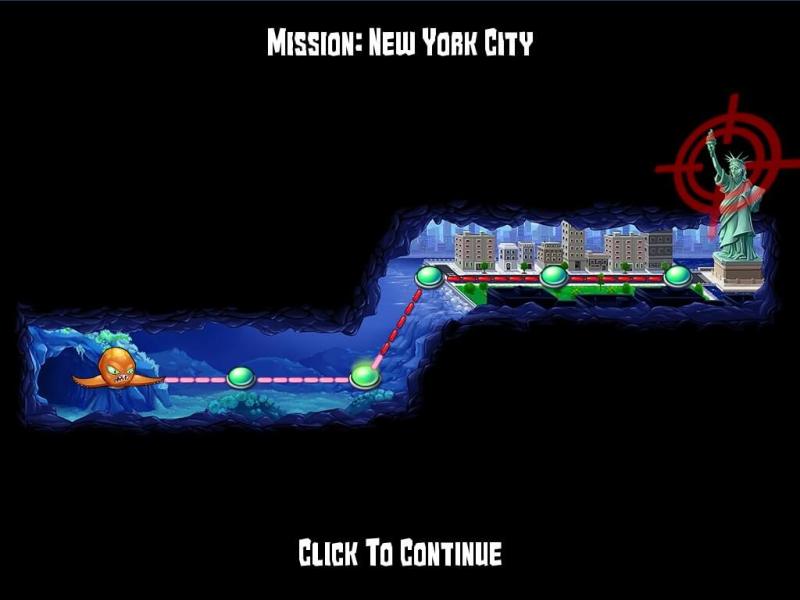 The path to the Statue of Liberty in Octogeddon.