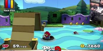 This dude getting owned by Paper Mario is all of us