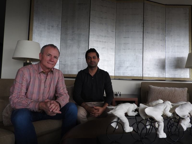 Rick Thompson (left) and Sunny Dhillon are bullish on VR.